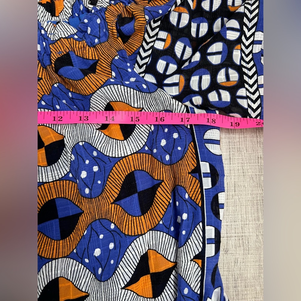 Anthropologie Abstract Flounced Off-The-Shoulder Patterned Maxi Dress - Picture 9 of 15